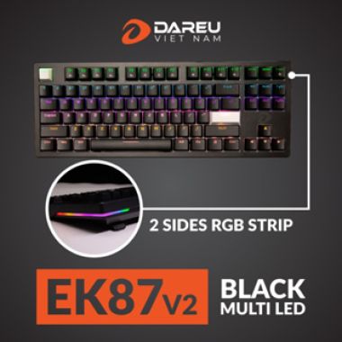 BÀN PHÍM CƠ DAREU EK87 V2 RGB STRIP