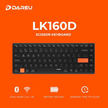 Bàn phím không dây DAREU LK160D