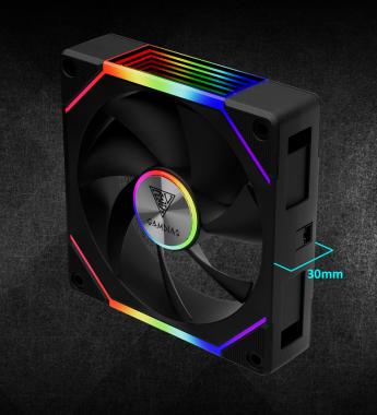 QUẠT TẢN NHIỆT GAMDIAS AEOLUS P2-1203 (Kit 3 Fan)