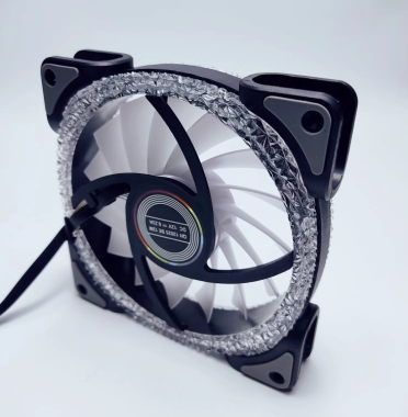 Bộ quạt tản nhiệt fan case máy tính Basic U1 cắm Hub Quạt Coolmoon RGB Đen/Trắng