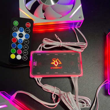 Bộ HUB và Remote MAGIC SNOWMAN ARGB sync main