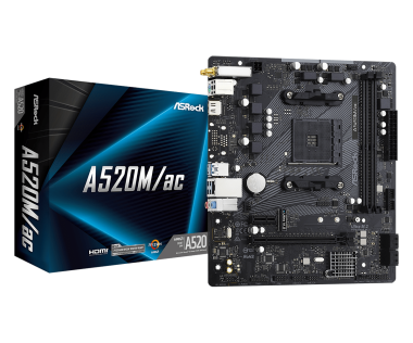 Mainboard ASRock A520M/ac