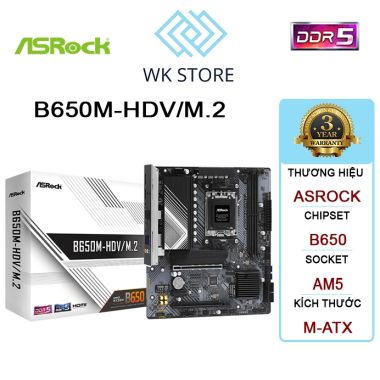 Mainboard AsRock B650M-HDV/M.2 DDR5 | AMD AM5