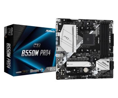 Mainboard Asrock B550M Pro 4 | AM4, DDR4 x4