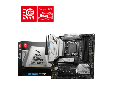 Bo mạch chủ Mainboard MSI MAG B760M MORTAR / MORTAR WIFI DDR4 (LGA1700 | mATX | 4 Khe RAM)