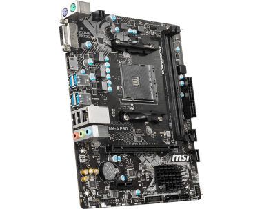 Mainboard Bo mạch chủ MSI A320M A PRO (AMD A320, Socket AM4, m-ATX, 2 khe RAM DDR4)