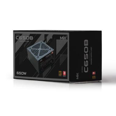 Nguồn Máy Tính MIK C650B 650W | 85% Efficiency