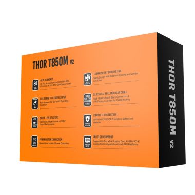 Nguồn máy tính XIGMATEK THOR T750M 750W (EN40344) - 80PLUS BRONZE, FULL MODULAR, 100% CÁP DẸT ĐEN