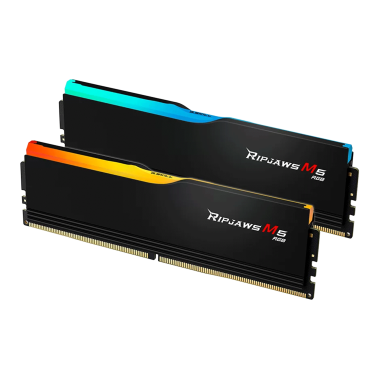 Kit Ram G.Skill Ripjaws M5 RGB Black 32GB | 2x16GB, DDR5, 5200MHz