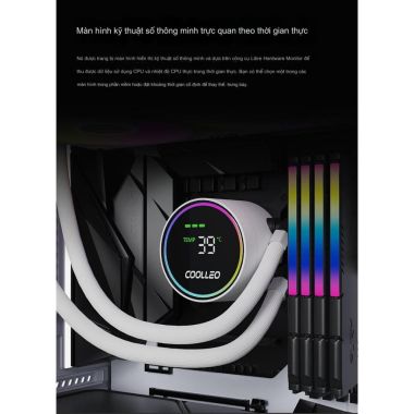 Tản Nhiệt Nước CPU COOLLEO ICE FAIRY 360 DIG Black