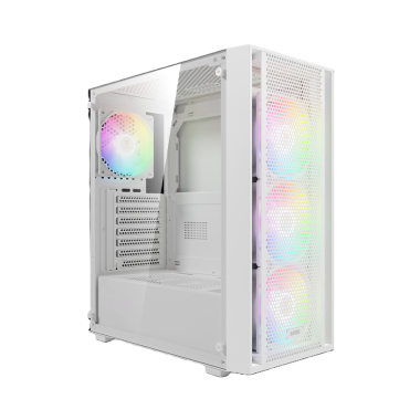 Vỏ Case Gamdias Aura GC2 Elite ARGB | ATX | Black / White