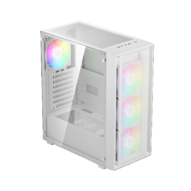 Vỏ Case Gamdias Aura GC2 Elite ARGB | ATX | Black / White