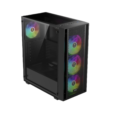 Vỏ Case Gamdias Aura GC2 Elite ARGB | ATX | Black / White