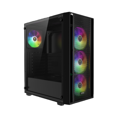 Vỏ Case Gamdias Aura GC2 Elite ARGB | ATX | Black / White