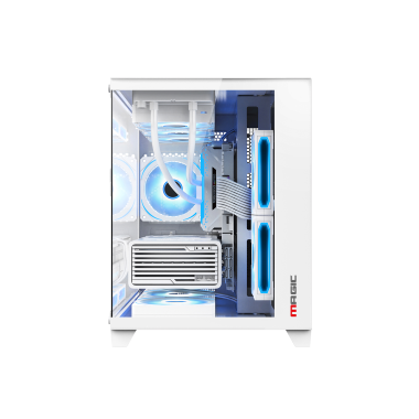 VỎ CASE MAGIC AQUA-M ULTRA PRO WHITE (Full M-ATX)