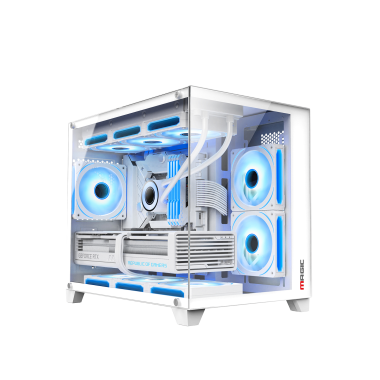 VỎ CASE MAGIC AQUA-M ULTRA PRO WHITE (Full M-ATX)