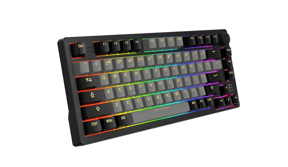 Bàn phím máy tính DAREU EK75 PRO | Black-golden | Cloud switch