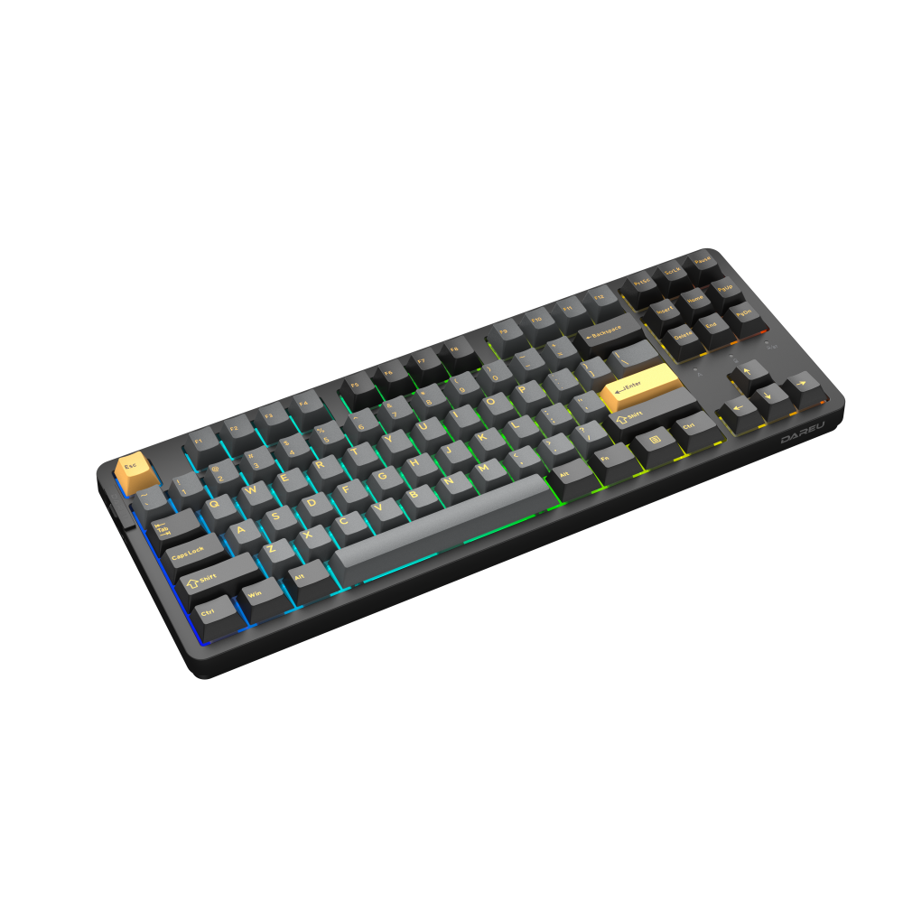 Bàn Phím Cơ Không Dây DAREU EK87 PRO | 3 Mode | Cherry PBT | Led RGB