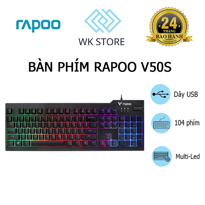 Bàn phím Gaming Rapoo V50S