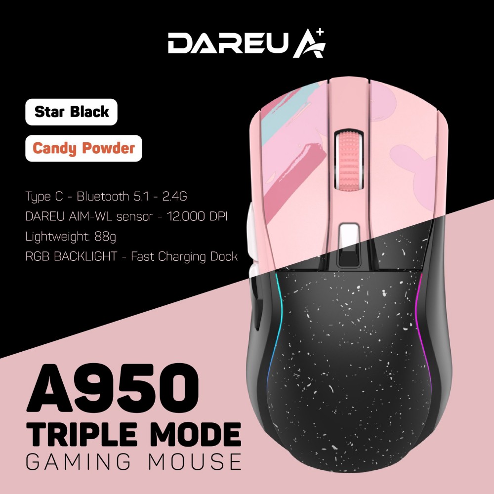 Chuột không dây Gaming DAREU A950