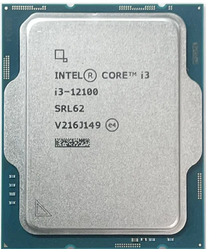 Cpu Intel Core I3 12100 / 3.3GHz Turbo 4.3GHz / 4 Nhân 8 Luồng / 12MB / LGA 1700 (Tray)