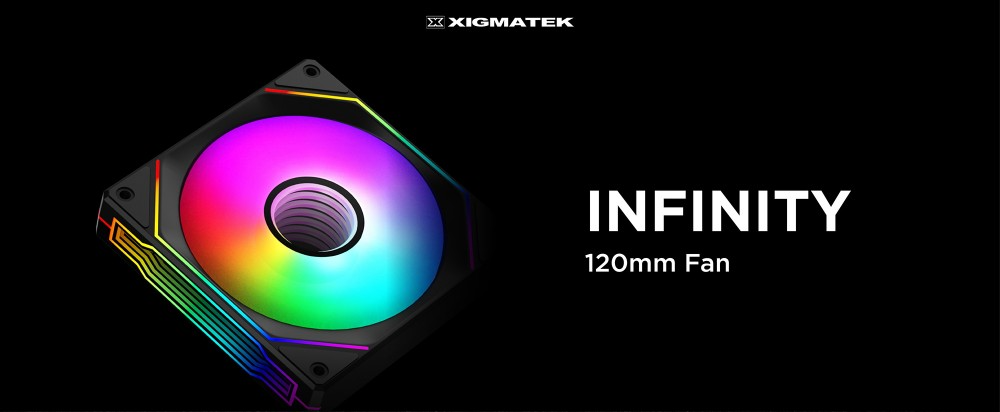 Fan case XIGMATEK INFINITY 120mm | RGB FIXED