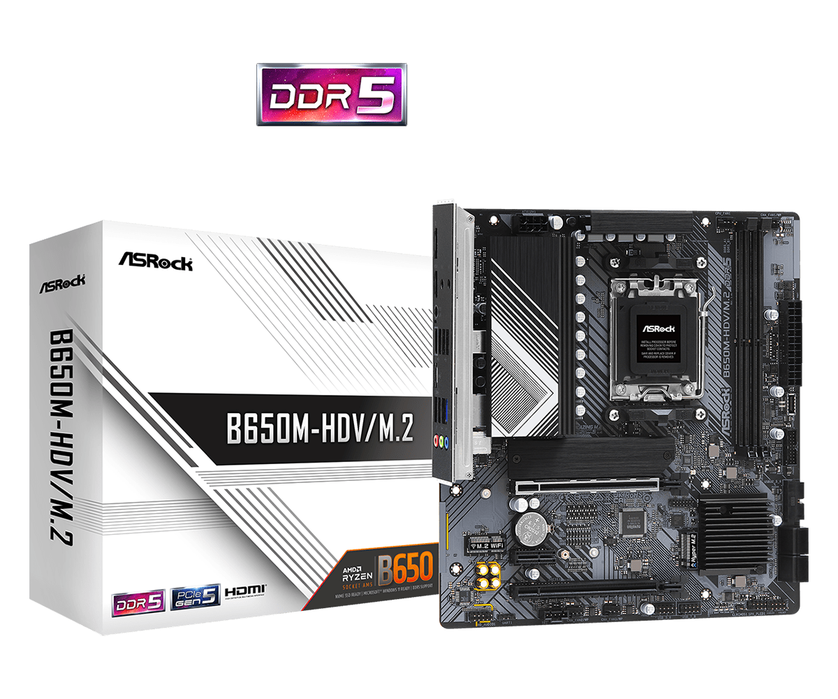 Mainboard AsRock B650M-HDV/M.2 DDR5 | AMD AM5