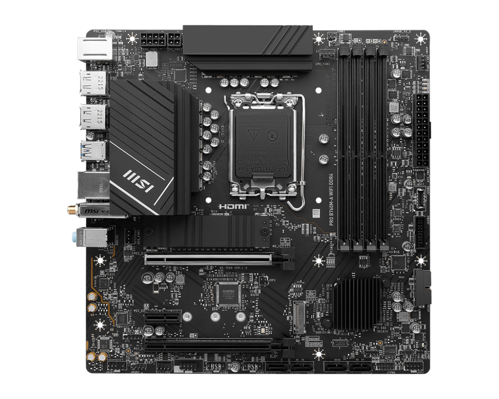 Bo mạch chủ Mainboard MSI PRO B760M-A WIFI DDR4