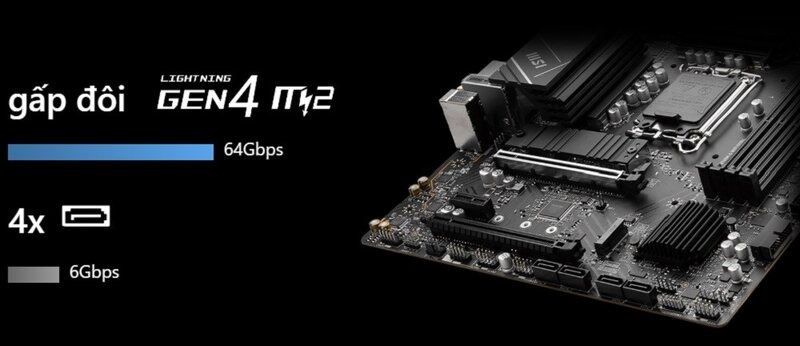 Mainboard MSI PRO B760M-P DDR4
