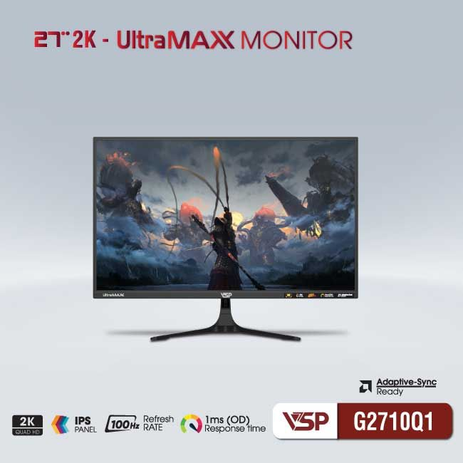 MÀN HÌNH VSP G2710Q1 | 27 inch | 2K | IPS | 100Hz