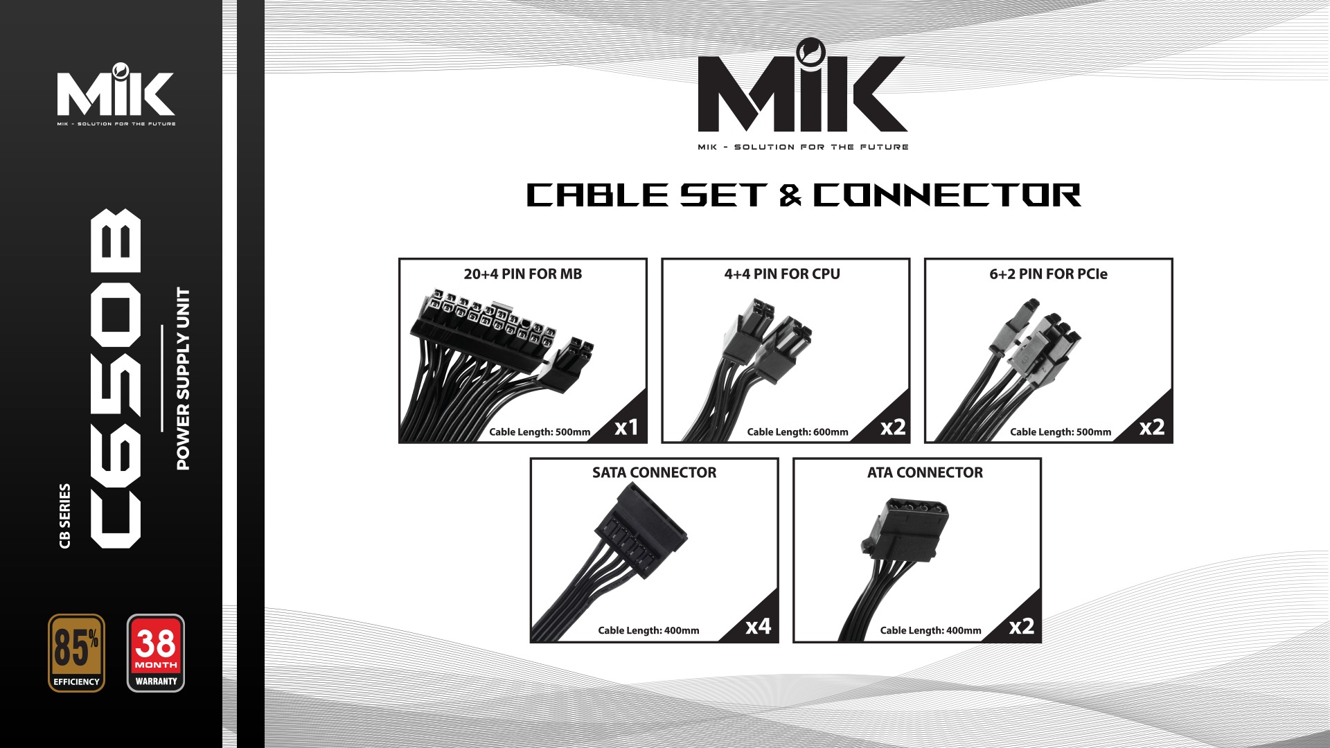 Nguồn Máy Tính MIK C650B 650W