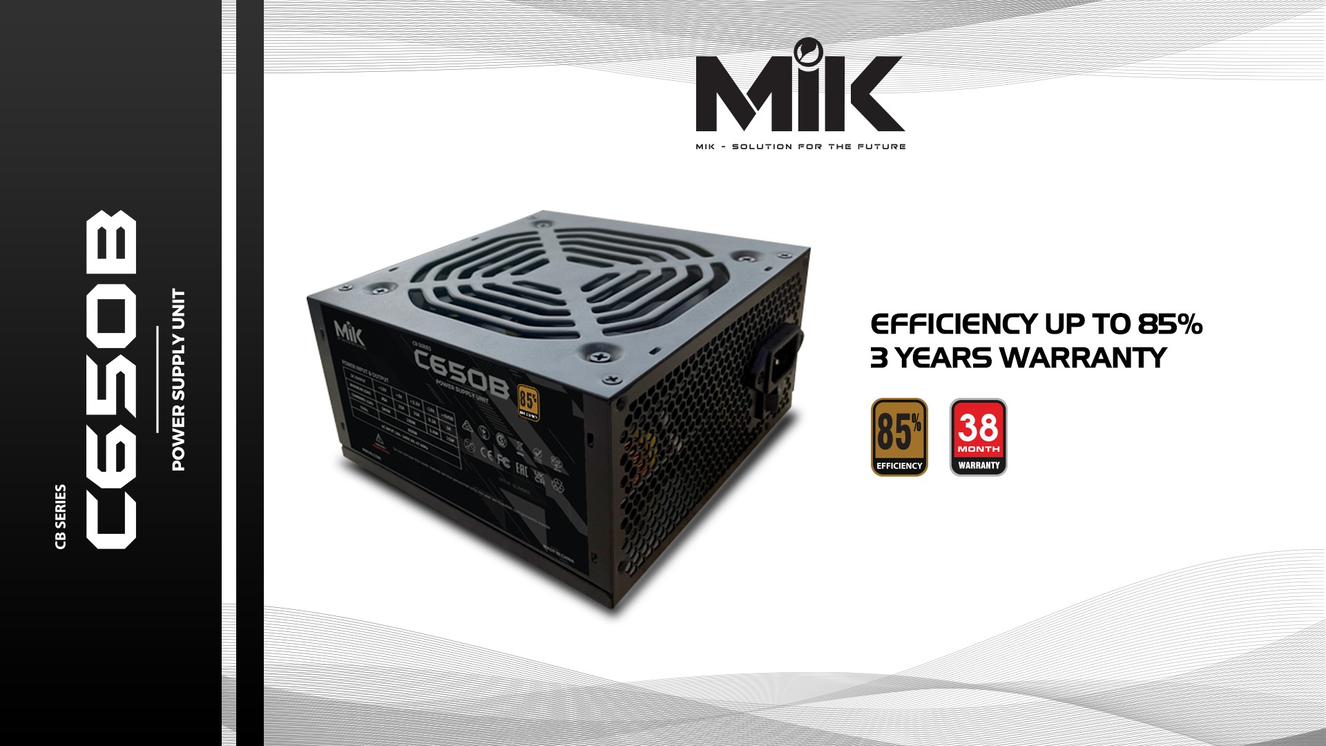 Nguồn Máy Tính MIK C650B 650W