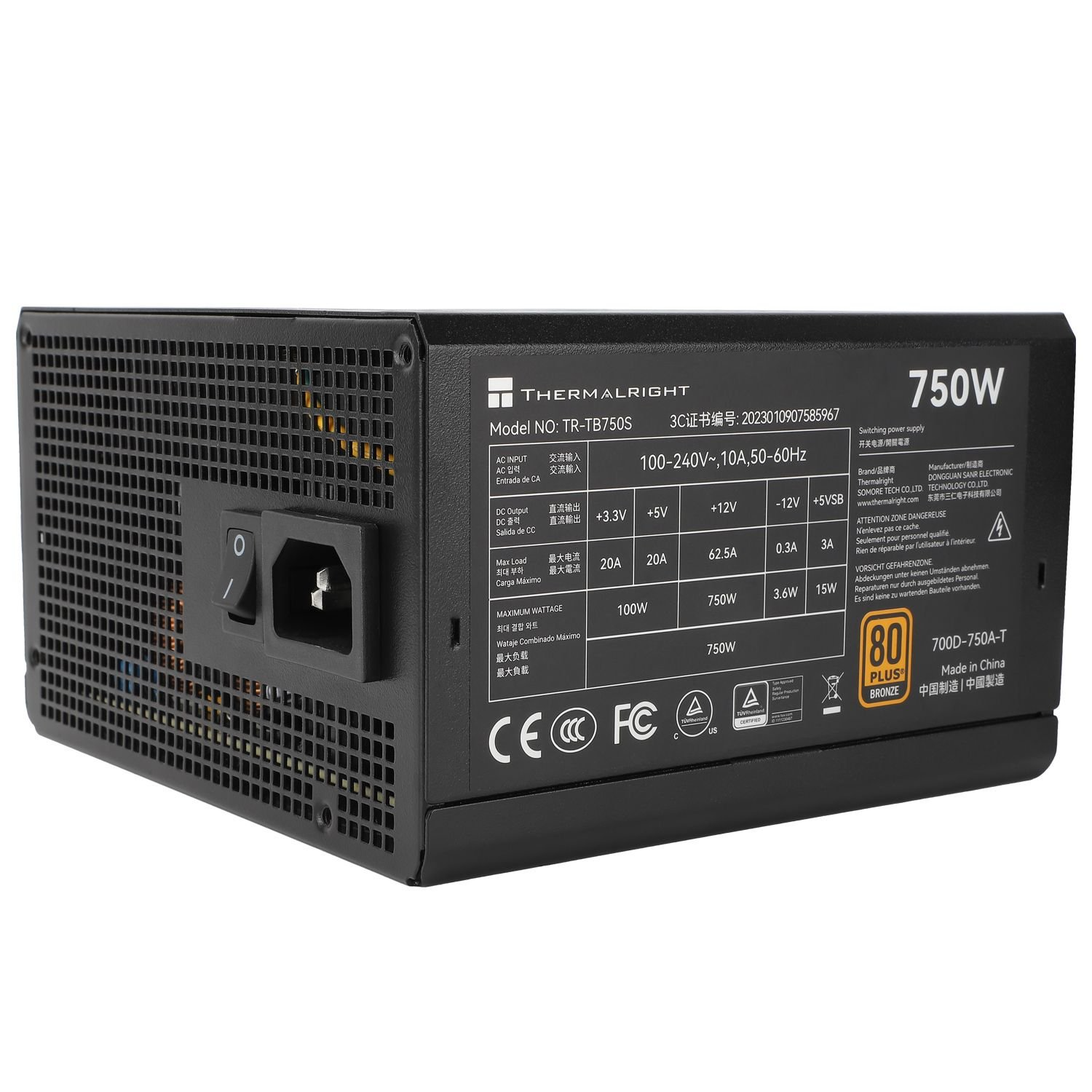 Nguồn THERMALRIGHT TB-750S 750W