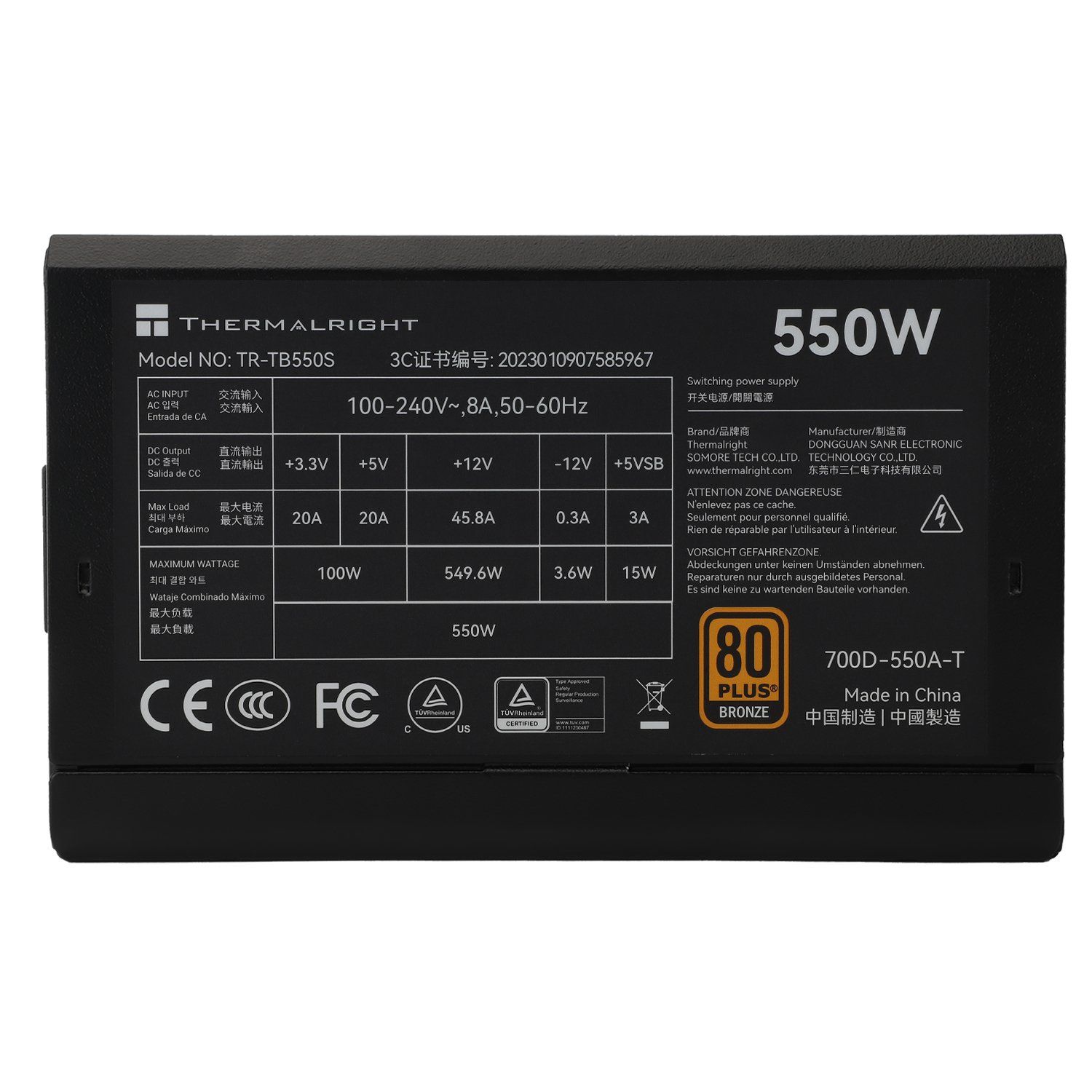 Nguồn Thermalright TR-TB550S