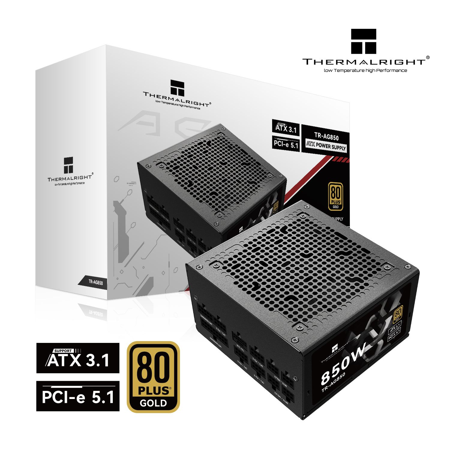NGUỒN THERMALRIGHT TR-AG 850 | 850W 80 Plus Gold