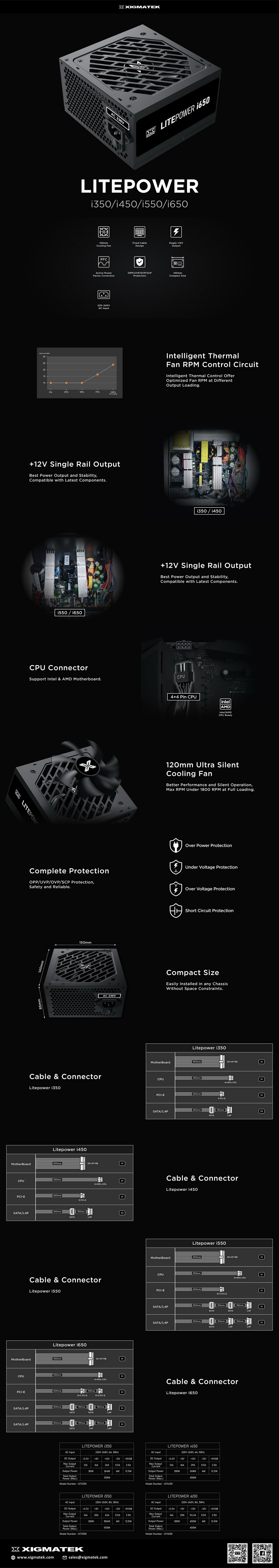 Nguồn Máy Tính XIGMATEK Litepower