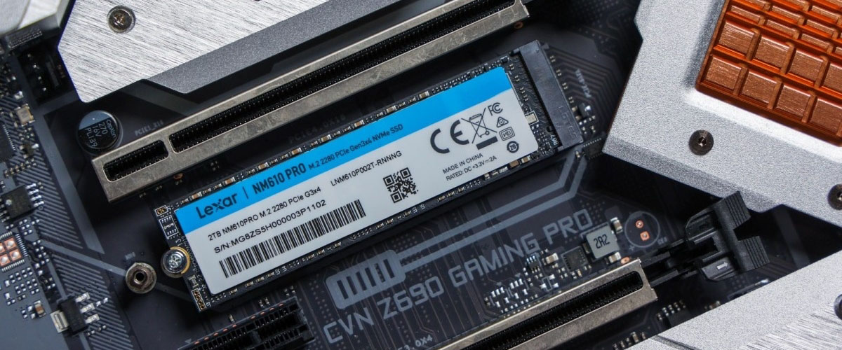 Ổ cứng SSD M2-PCIe 500GB Lexar NM610 PRO NVMe 2280