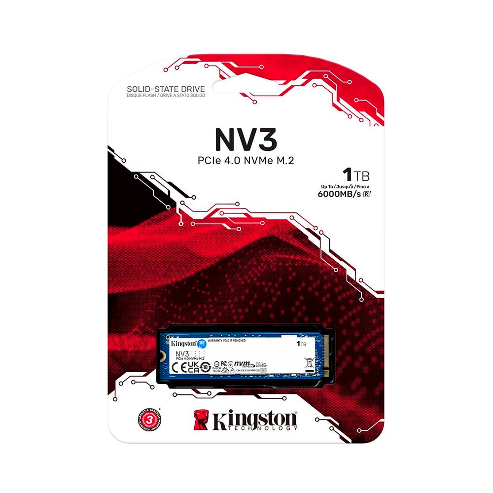 Ổ cứng SSD Kingston NV3 1TB M.2 PCIe Gen4 x4 NVMe