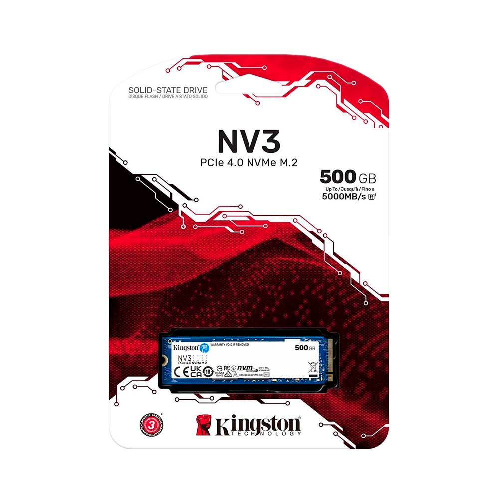 Ổ cứng SSD Kingston NV3 500GB M.2 PCIe Gen4 x4 NVMe