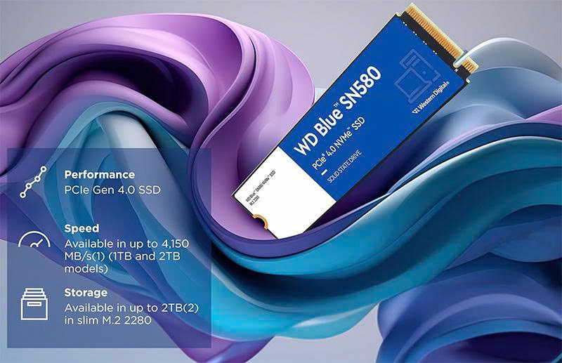 SSD Western Digital Blue SN580 1TB