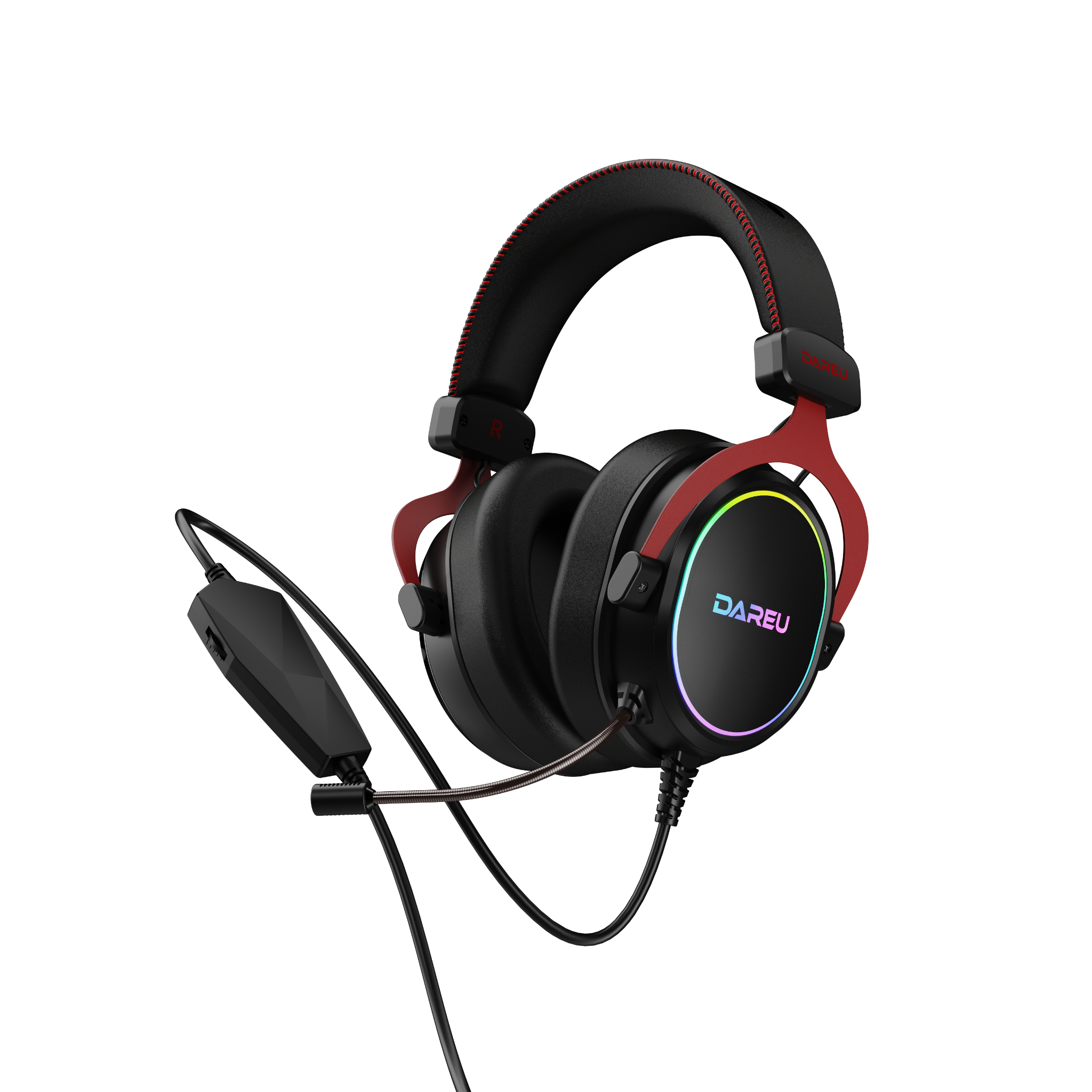Tai Nghe Dareu EH925L Black Red