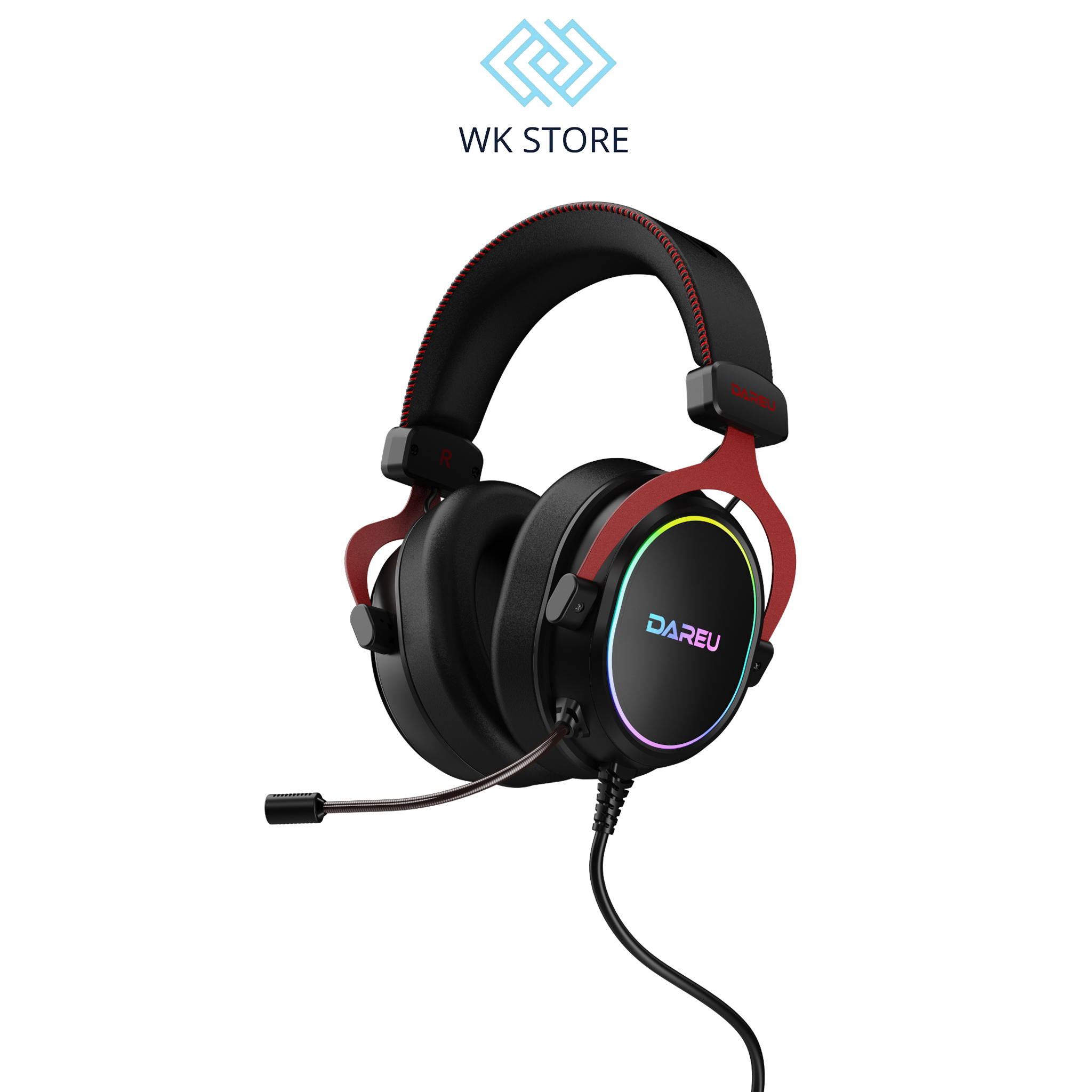 Tai Nghe Dareu EH925L Black Red