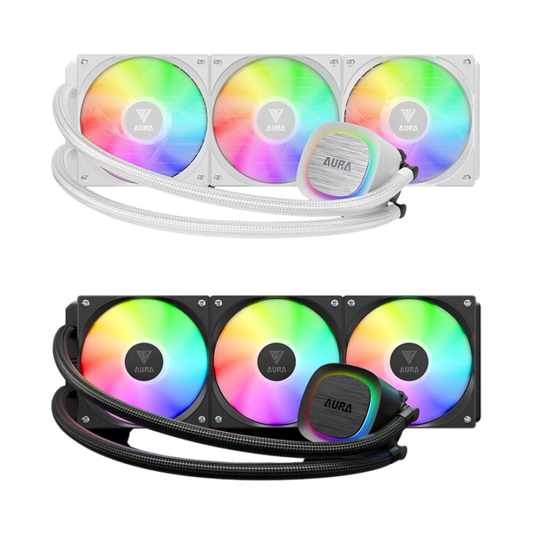 Tản nhiệt nước Gamdias AURA GL360 V2 ARGB Black/ White
