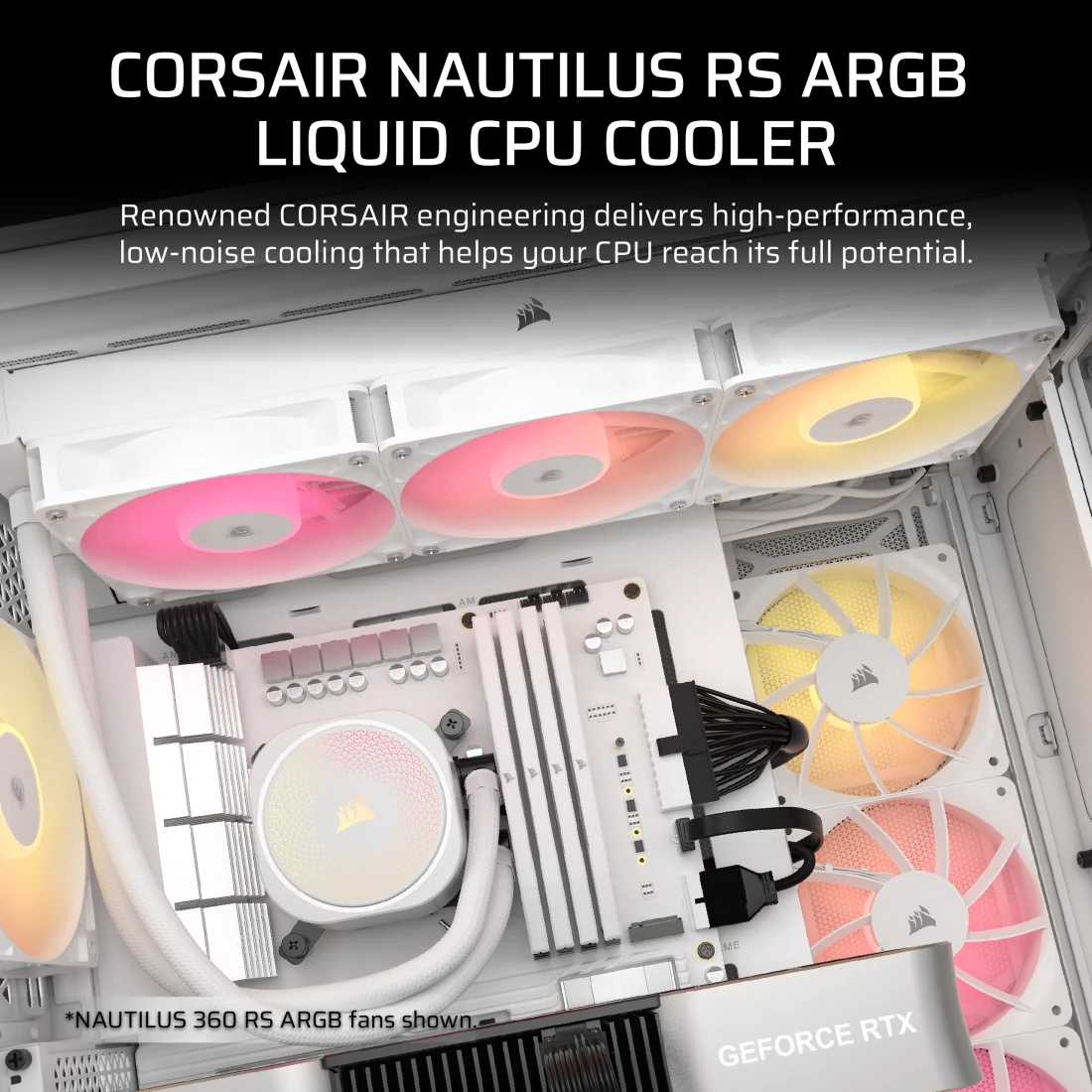 Tản nhiệt nước Corsair NAUTILUS 240 ARGB White