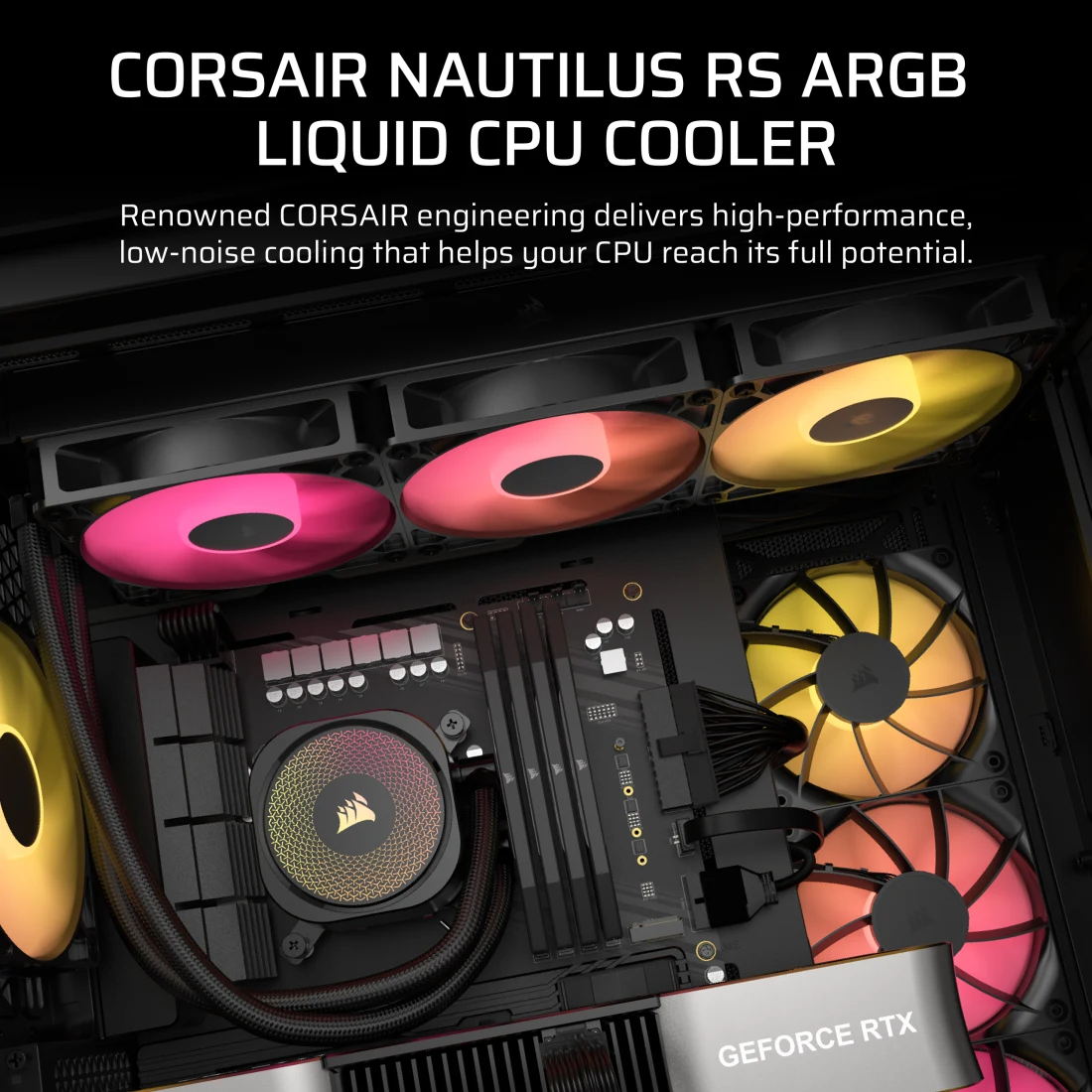 Tản nhiệt nước Corsair NAUTILUS 360 ARGB Black