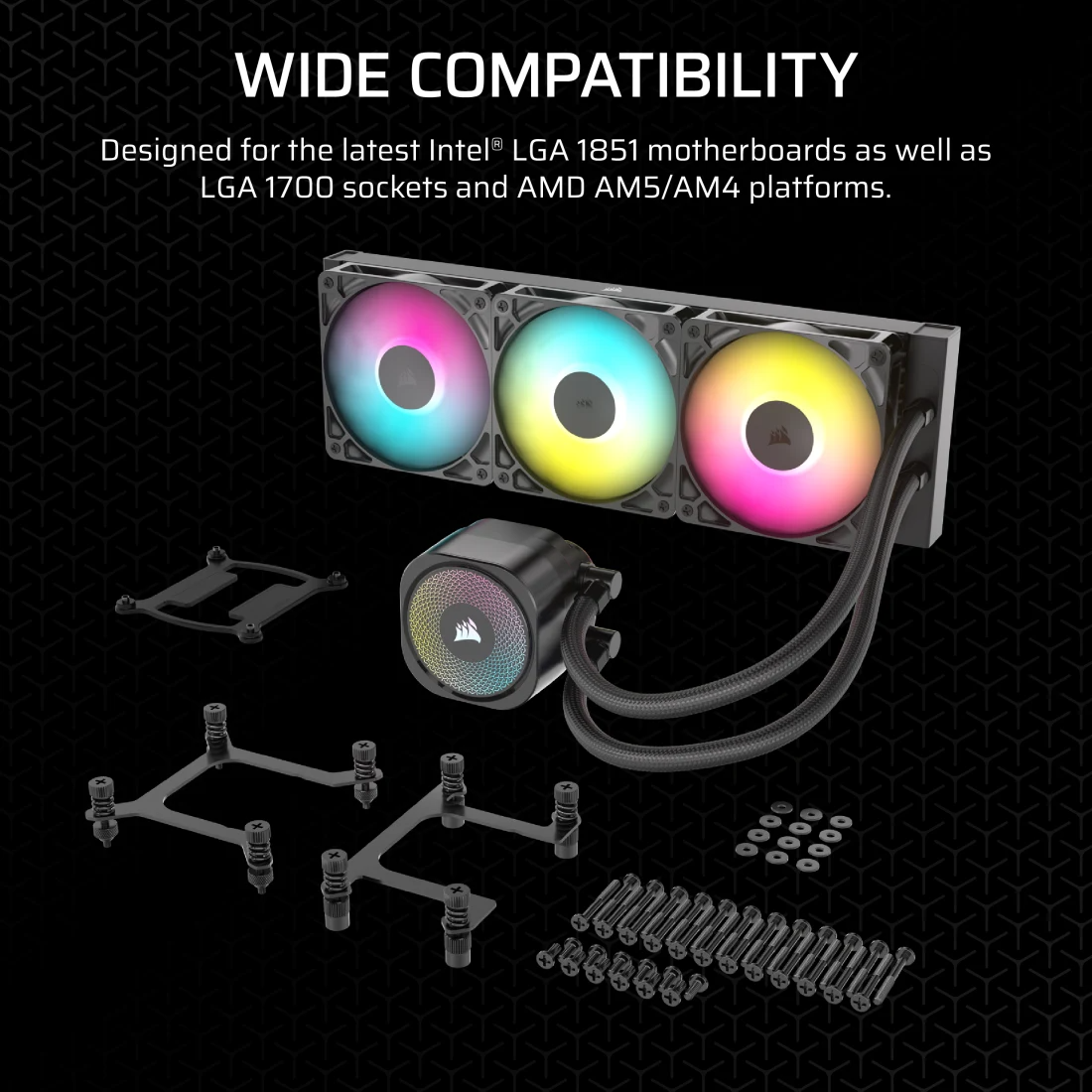 Tản nhiệt nước Corsair NAUTILUS 360 ARGB Black