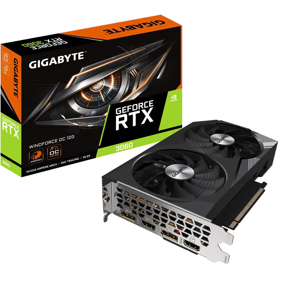 VGA Gigabyte GeForce RTX 3060 WINDFORCE OC 12GB