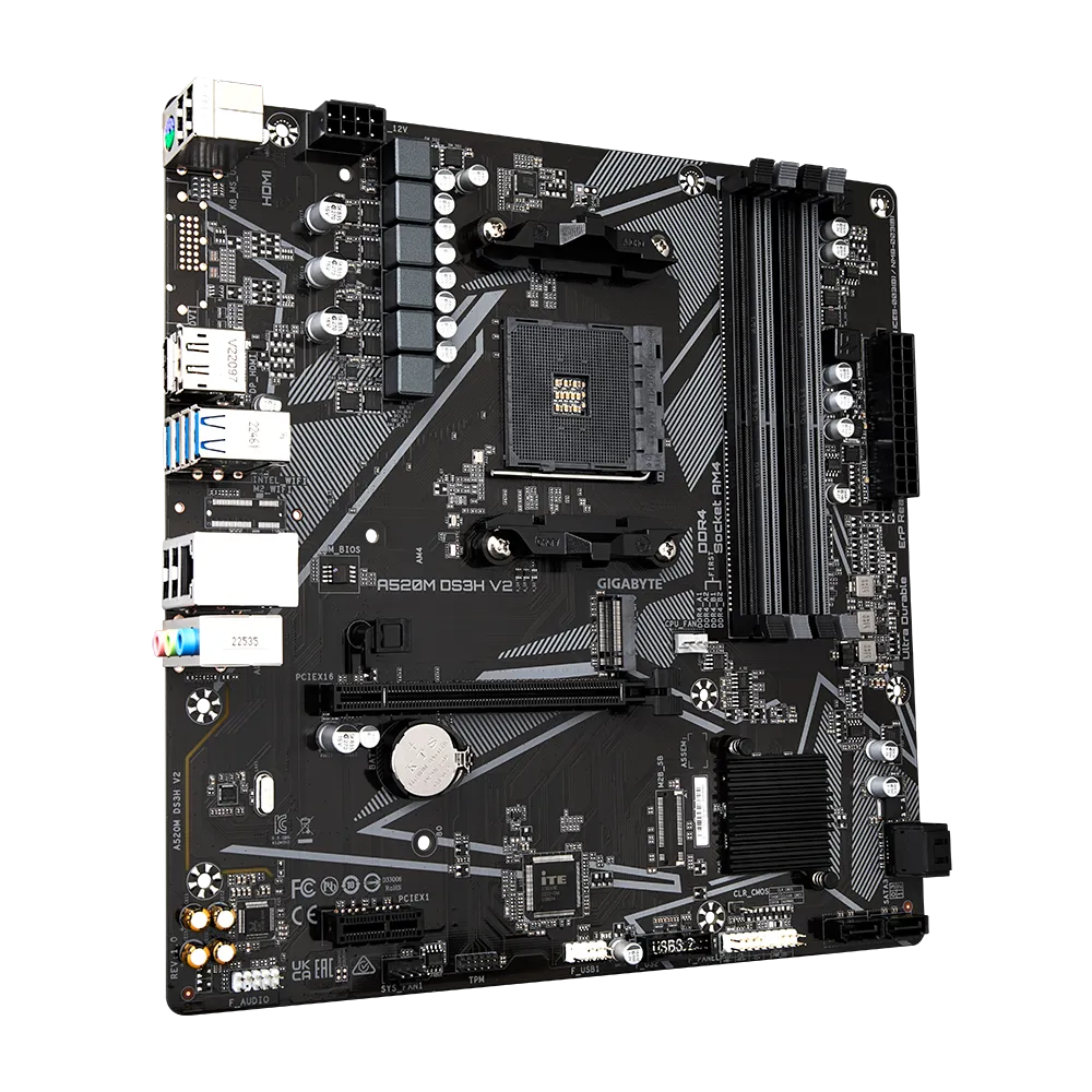 Mainboard Gigabyte A520M DS3H V2 REV 1.0