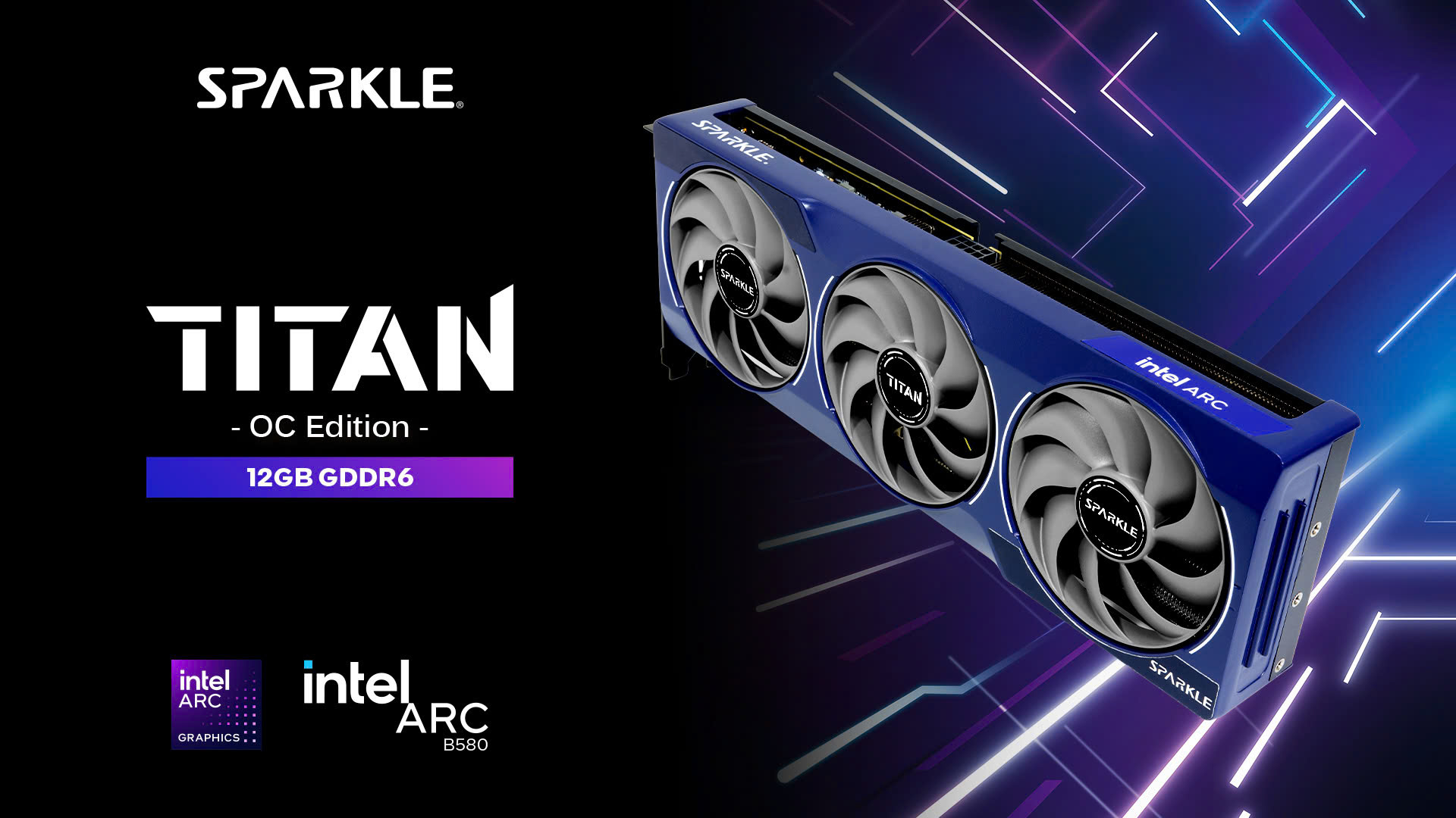 Sparkle Intel ARC B580 TITAN