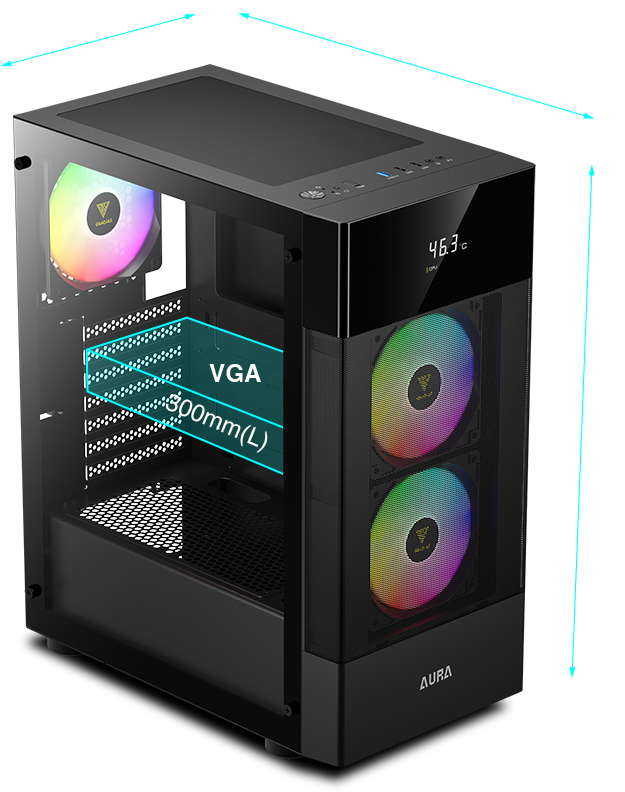 Vỏ Case Gamdias AURA GC5